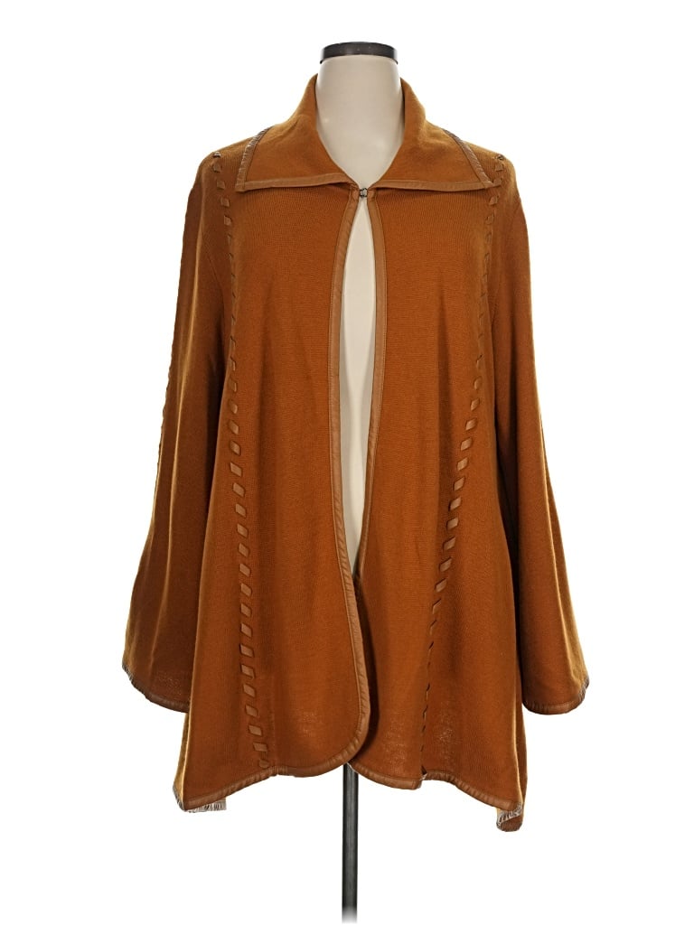 Pre-owned Patricia Nash Cardigan Sweater In Brown
