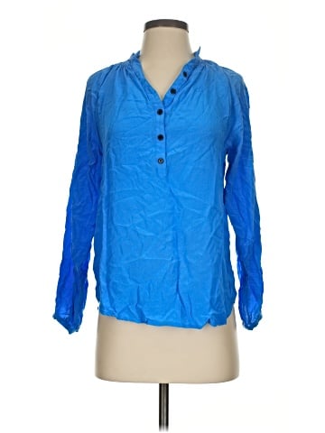 Yumi Kim Long Sleeve Silk Top (view 1)