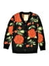 Tea 100% Cotton Floral Orange Cardigan Size S (kids) - photo 1