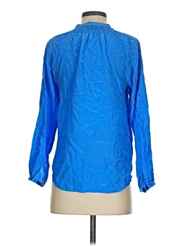 Yumi Kim Long Sleeve Silk Top (view 2)