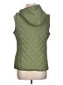 Crown & Ivy 100% Polyester Green Vest Size L - photo 2