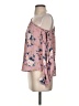 E&M Collection Pink Long Sleeve Blouse Size S - photo 5