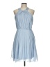 ASOS 100% Polyester Blue Cocktail Dress Size 10 - photo 1