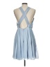 ASOS 100% Polyester Blue Cocktail Dress Size 10 - photo 2