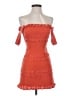 Capulet 100% Linen Orange Cocktail Dress Size S - photo 1