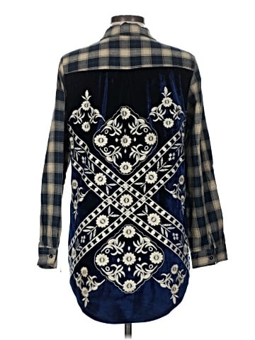 Soft Surroundings Long Sleeve Button-Down Shirt (view 2)