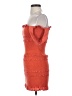Capulet 100% Linen Orange Cocktail Dress Size S - photo 5