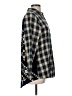 Soft Surroundings 100% Cotton Plaid Blue Long Sleeve Button-Down Shirt Size M - photo 4