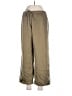 Gap 100% Polyester Solid Gold Track Pants Size Med Petite - photo 1