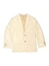 Calvin Klein 100% Polyester Ivory Tan Blazer Size 10 - photo 1