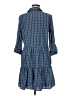 Veronica Beard Jeans 100% Cotton Blue 3/4 Sleeve Button-Down Shirt Size M - photo 2