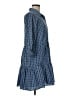 Veronica Beard Jeans 100% Cotton Blue 3/4 Sleeve Button-Down Shirt Size M - photo 4