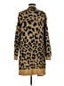 BP. Animal Print Tan Cardigan Size M - photo 2