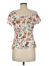 Torrid 100% Rayon Floral Ivory Short Sleeve T-Shirt Size Med Plus (00) - photo 2