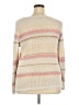 Chico's Stripes Ivory Pullover Sweater Size XXL (4) - photo 2