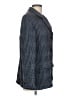 Theory Plaid Blue Wool Coat Size L - photo 4