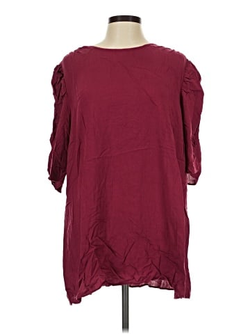 City Chic Short Sleeve Blouse (view 1)