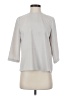 Grace 100% Polyester Gray 3/4 Sleeve Top Size S - photo 1