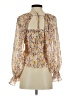 Lucy Paris 100% Polyester Gold Long Sleeve Blouse Size XS - photo 2