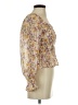 Lucy Paris 100% Polyester Gold Long Sleeve Blouse Size XS - photo 4