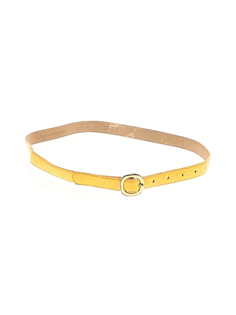 Pre-owned Banana Republic Belt In Yellow