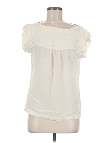 Marina Luna Short Sleeve Silk Top (view 1)