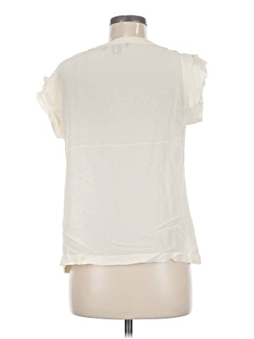 Marina Luna Short Sleeve Silk Top (view 2)