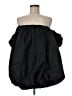 Zara 100% Polyester Black Sleeveless Top Size M - photo 1