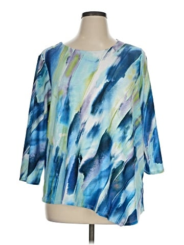 Alfred Dunner 3/4 Sleeve T-Shirt (view 1)