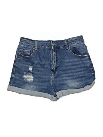 Wax Jean Denim Shorts (view 1)