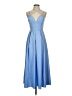 Unbranded 100% Polyester Blue Cocktail Dress Size XS - photo 1