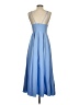 Unbranded 100% Polyester Blue Cocktail Dress Size XS - photo 2