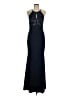 Xscape Blue Black Cocktail Dress Size 8 - photo 1