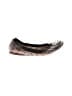Tory Burch Animal Print Brown Flats Size 8 - photo 1