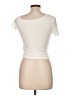 Romwe Ivory Short Sleeve Top Size L - photo 2