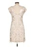 Aidan Mattox 100% Polyester Ivory Cocktail Dress Size 10 - photo 2