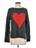 Wooden Ships Hearts Gray Pullover Sweater Size S - photo 1