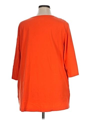 Ulla Popken 3/4 Sleeve Blouse (view 2)