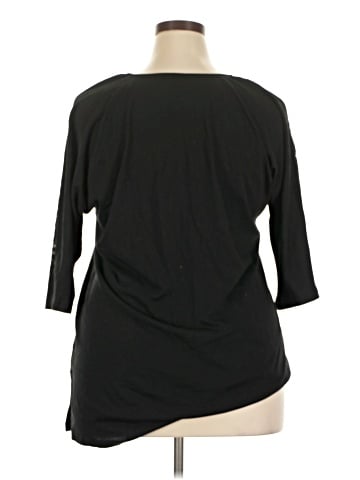 Roaman's 3/4 Sleeve T-Shirt (view 2)