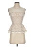 BCBGMAXAZRIA Ivory Sleeveless Top Size XXS - photo 1
