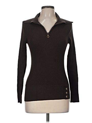 Cache Silk Pullover Sweater (view 1)