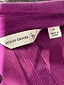 Susan Graver Chevron-herringbone Purple Long Sleeve Blouse Size 1X - photo 7