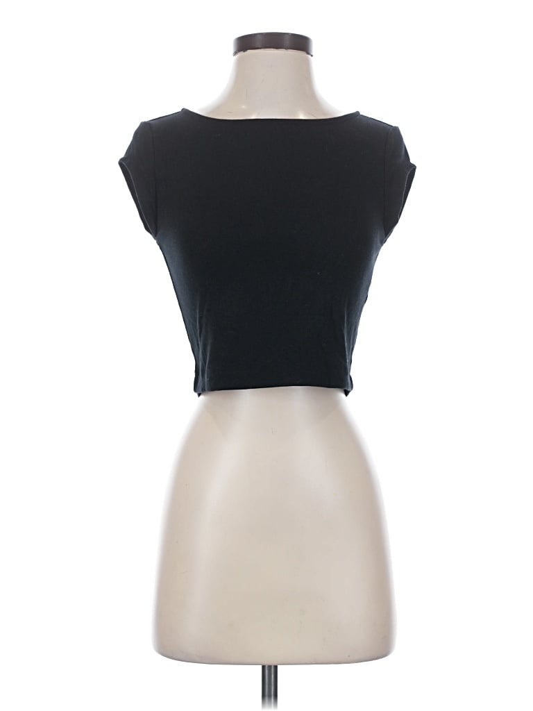 Pre-owned Free-est By Free People Short Sleeve T-shirt In Black