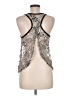 Eyeshadow Silver Sleeveless Top Size M - photo 2