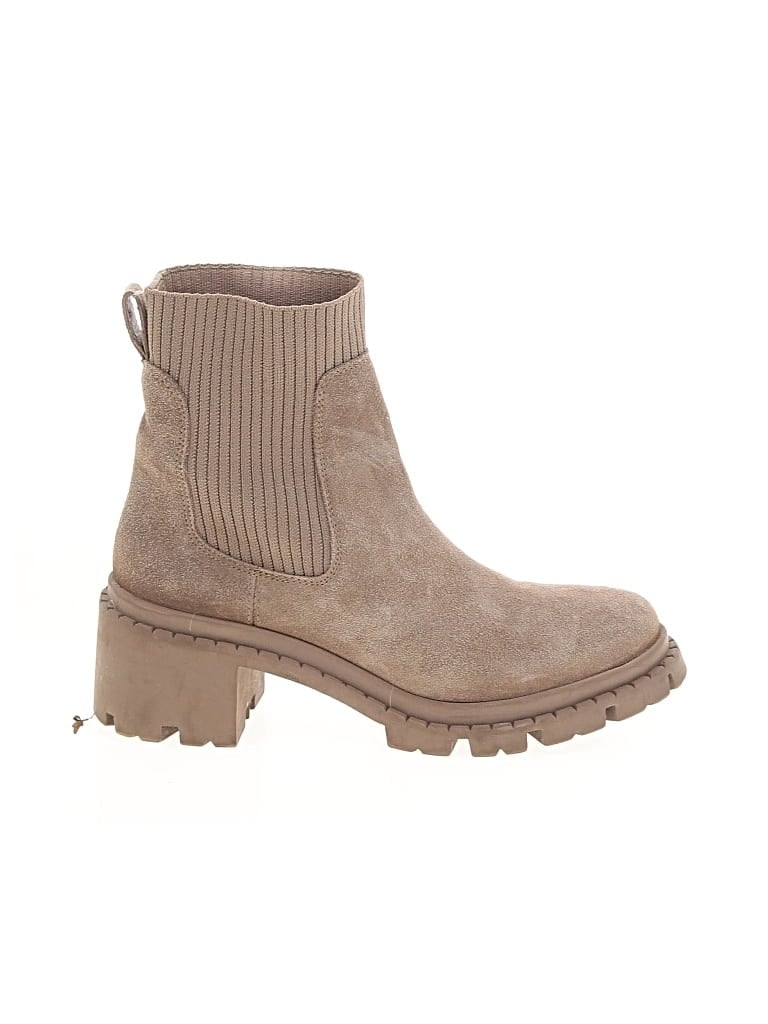 Pre-owned Steve Madden Ankle Boots In Tan