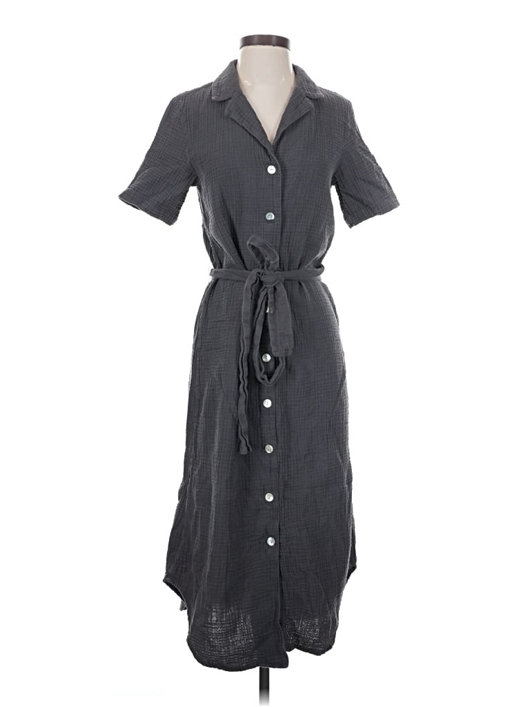 Pre-owned Faherty Casual Dress In Gray