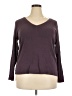 Mossimo Purple 3/4 Sleeve T-Shirt Size 20 - photo 1