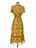 Max Studio 100% Polyester Yellow Cocktail Dress Size XS - photo 2