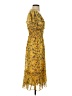 Max Studio 100% Polyester Yellow Cocktail Dress Size XS - photo 4
