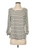 Brixon Ivy Polka Dots Ivory 3/4 Sleeve Blouse Size S - photo 1